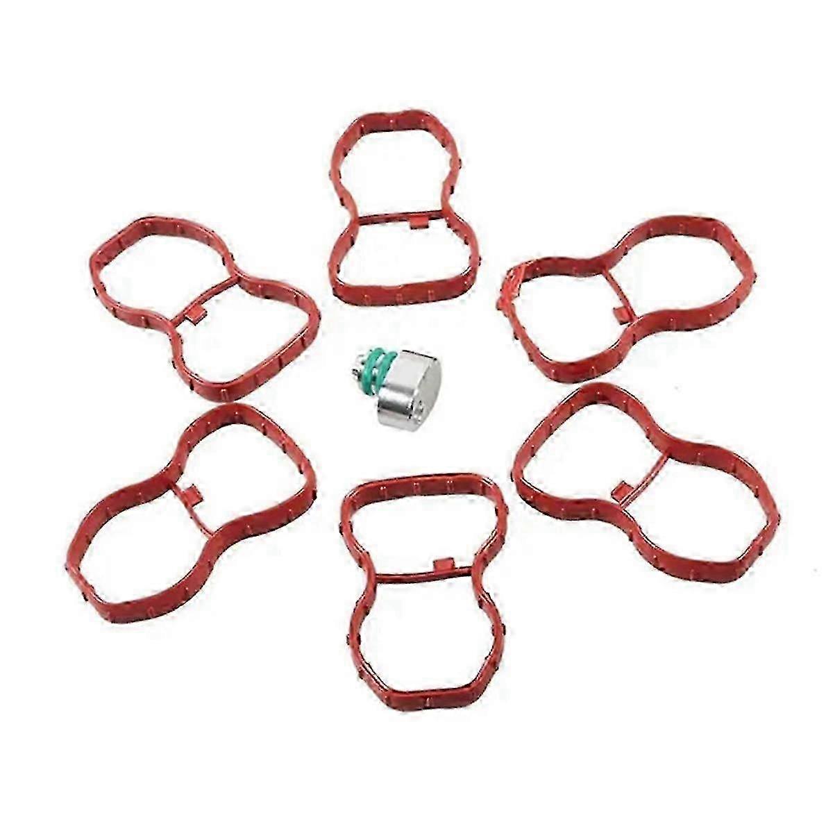 N57 Intake Swirl Flap Delete Blank Plug Kit with Manifold Gaskets for E70 F01 F07 F10 F25 E90 E91 E92