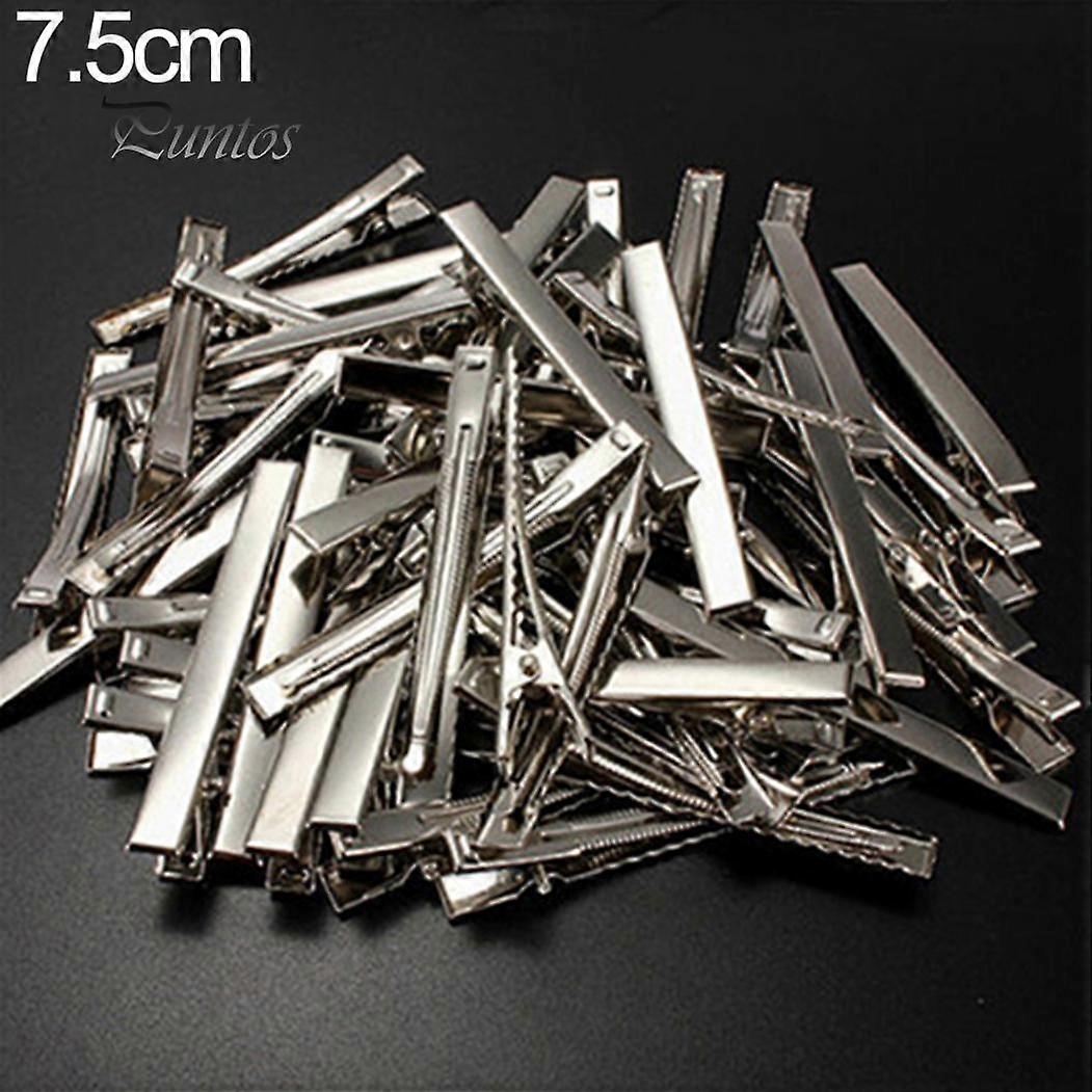 Cute 20 Pcs Flat Single Prong Clips Barrette Bows