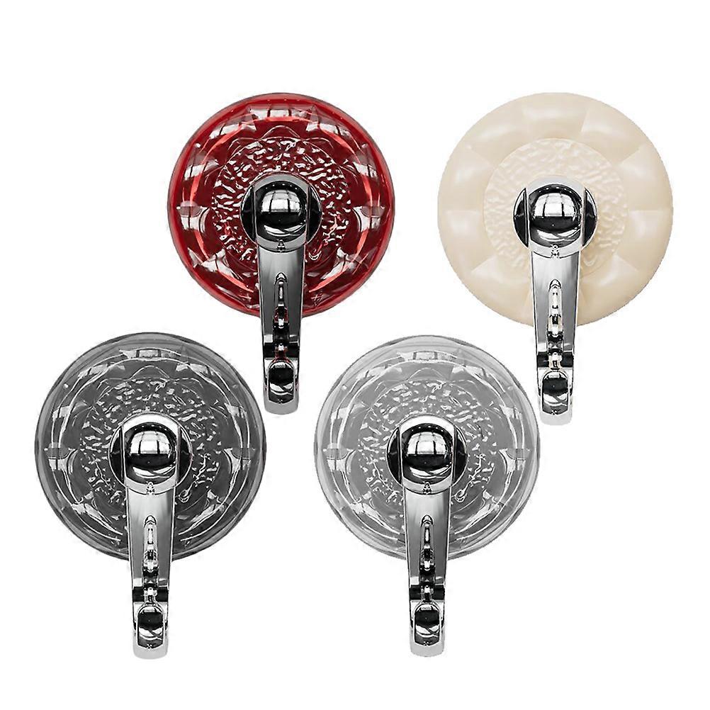 Towel Hooks For Bathrooms Suction Cup Hooks Hangers Multi Purpose Hooks Hanging Towels Bathroom Accessories Gray 4Pcs