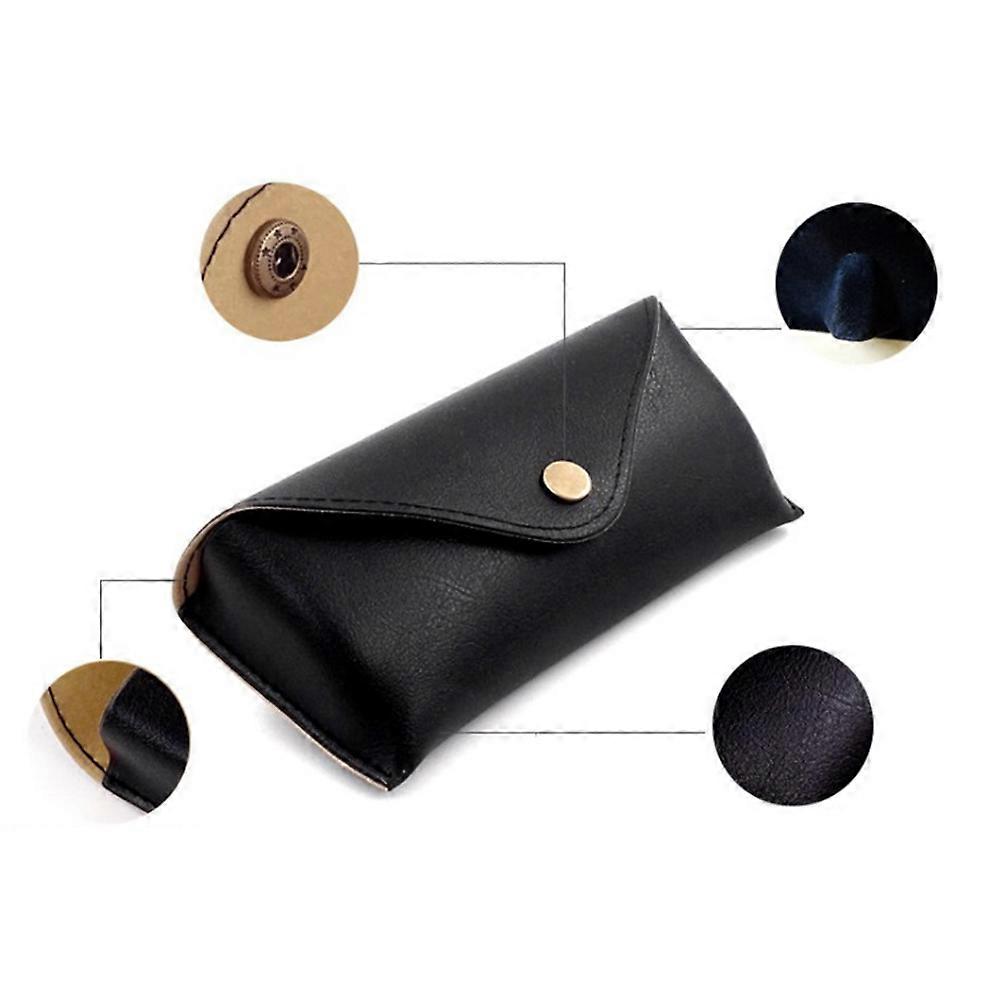 Case for Eyeglasses with Storage and Protection Function 2Pcs White and Black