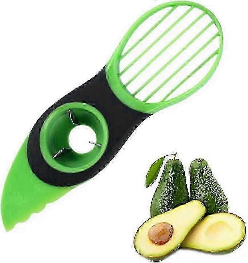 3-in-1 Avocado Slicer, Cutting Knife and Peeling Knife Kitchen Gadgets for Pitting Core