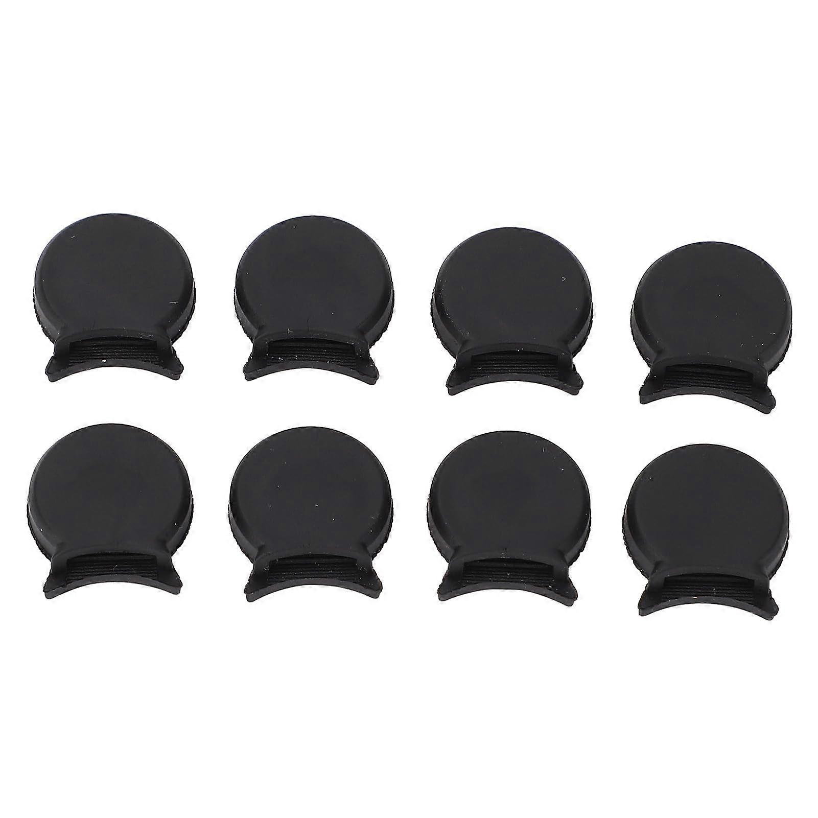 Silicone Clarinet Oboe Thumb Rest Pads – 8 Round Finger Protectors for Most Clarinets, Soft Material, Durable Design