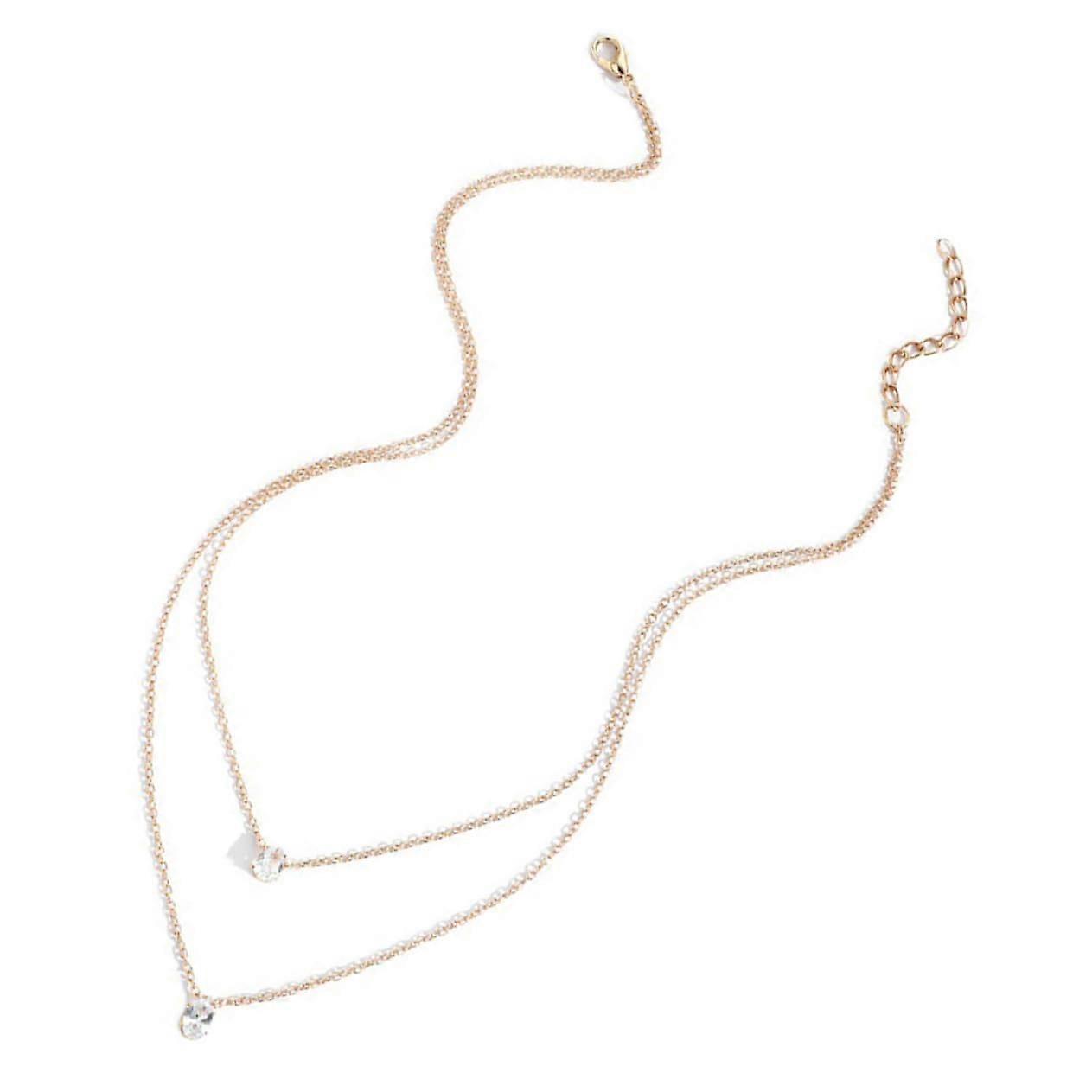 Waterfall Necklace for Women - Layered Choker for Elegant Occasions, Bridal Jewelry, Party Accessory in Silver