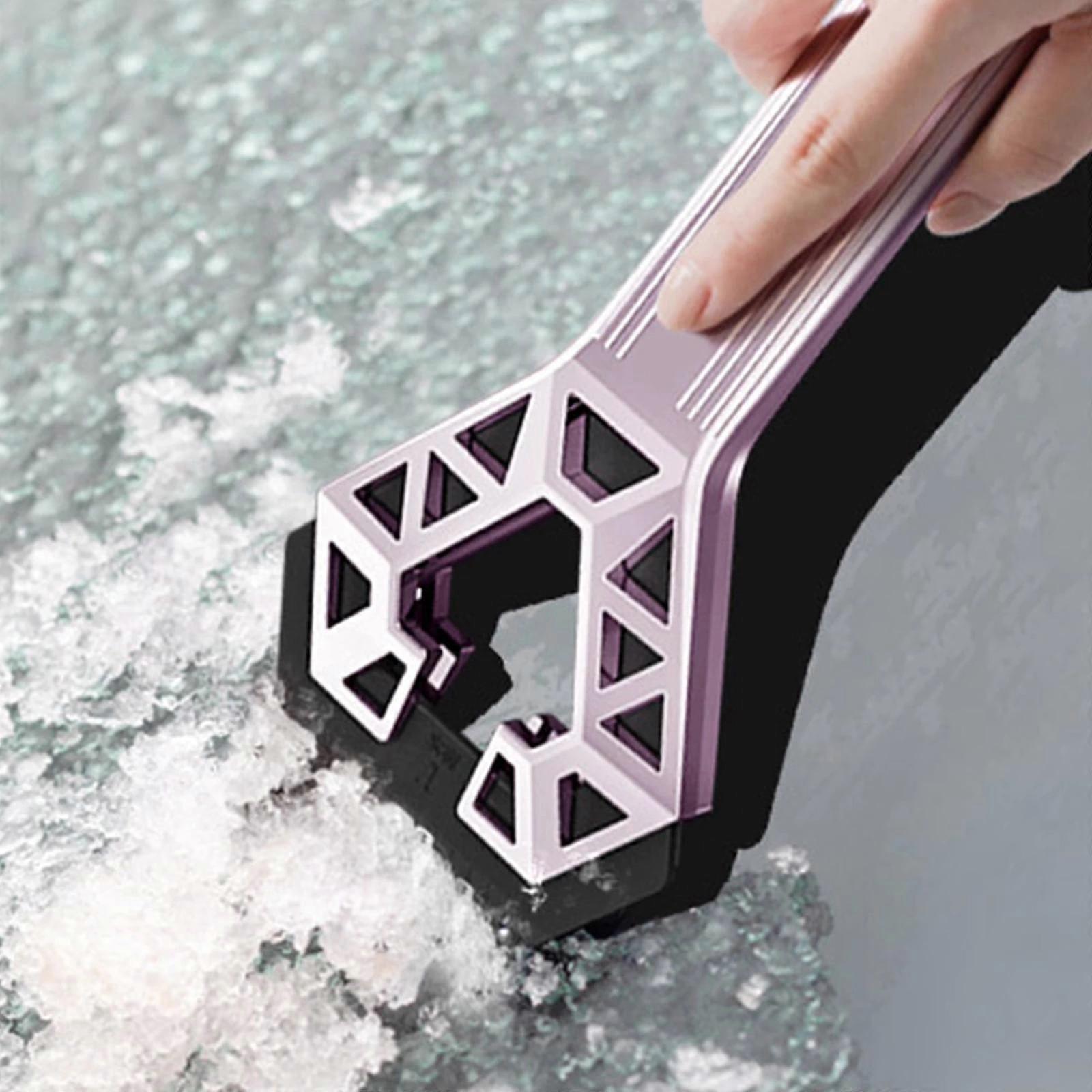 Multifunctional Ice Scraper for Windshields, Detachable Ice Scraping Brushes, Snow Cleaner for Automotive Windshields