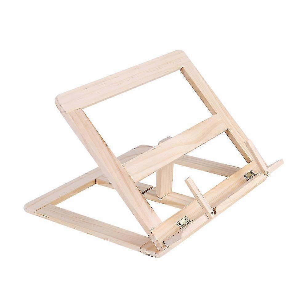 Multi-Functional Wooden Book Reading Rack and Cookbook Stand Holder