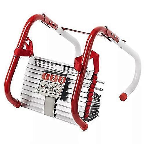 Emergency Ladder - Fire Retardant Safety Escape for High Rise Buildings 13FT/4M, Durable and Quick Deployment