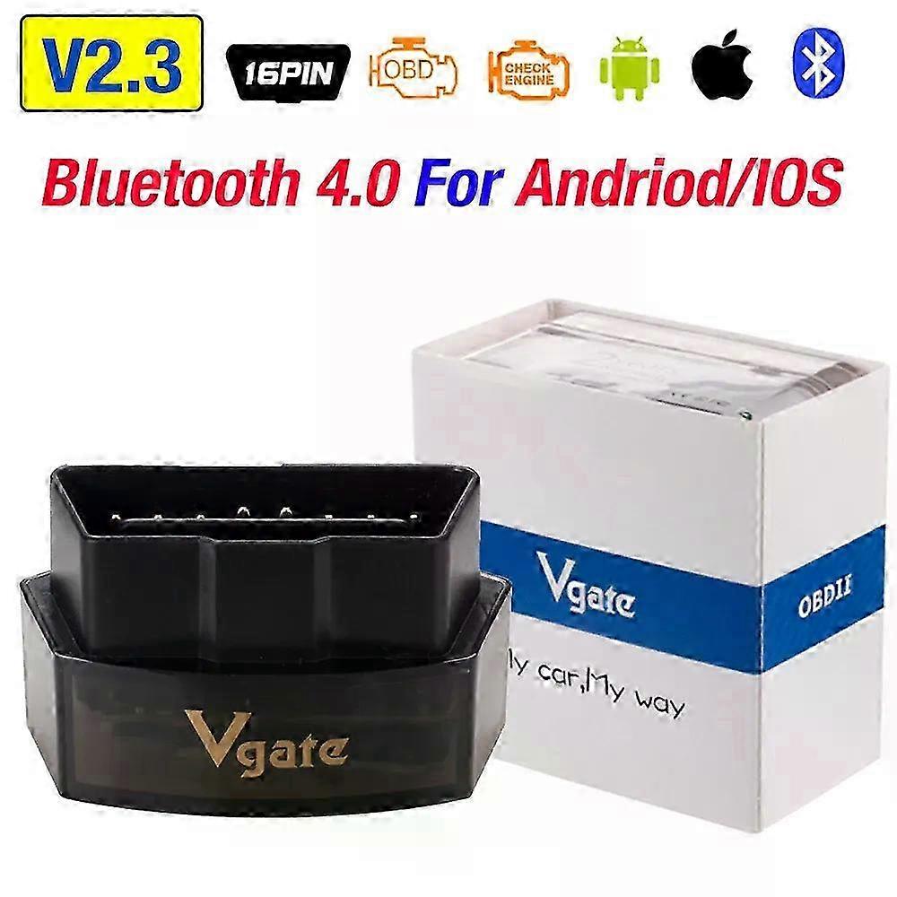 Bluetooth OBDII Code Reader Diagnostic Tool for Android/PC/iOS with Auto Wake Up Mode, compatible with certain brands