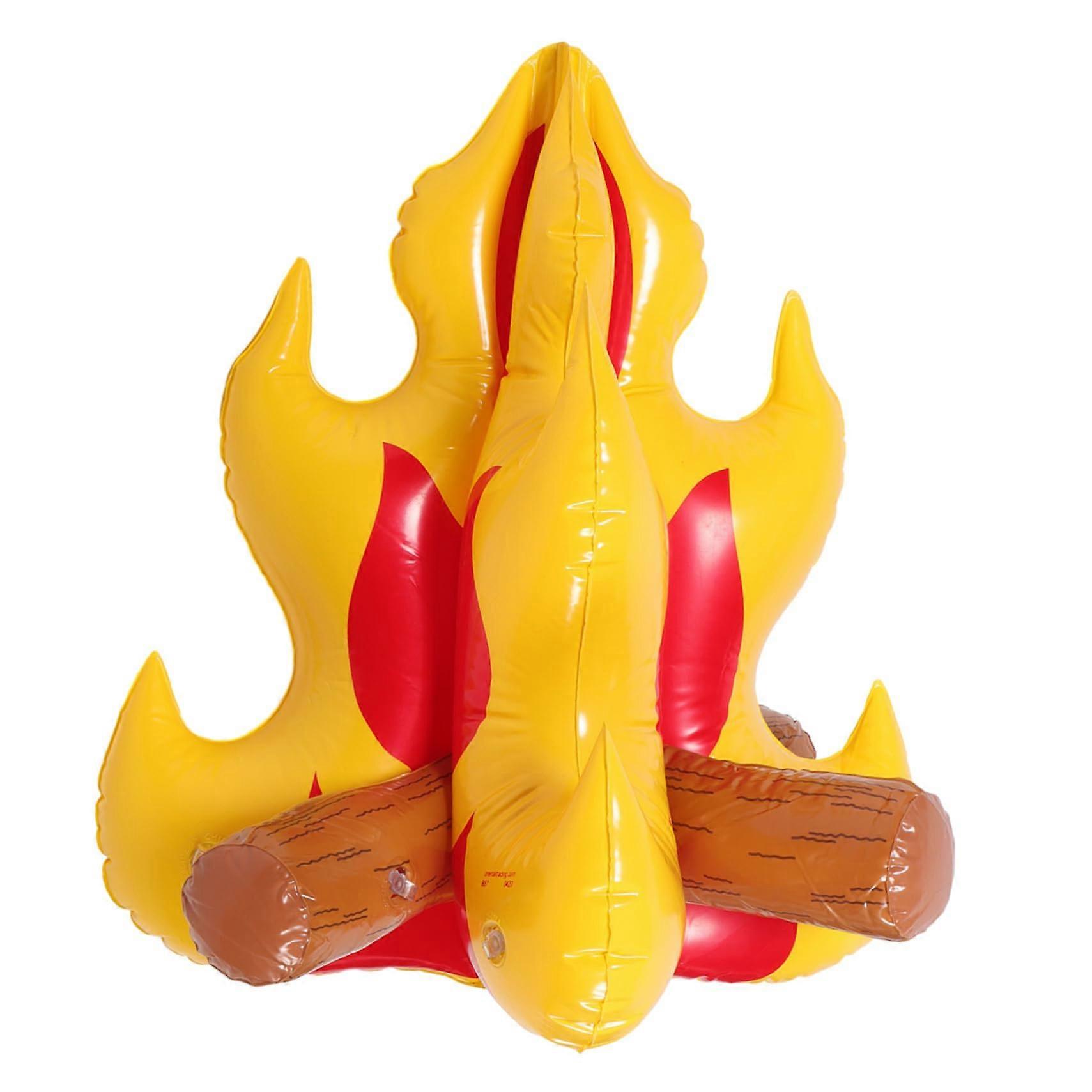 Inflatable Campfire for Fire Props Inflatable Fire Engine Camp Fire Fake Shooting Flame Toy Flameless Candle Lights Gazebo PVC