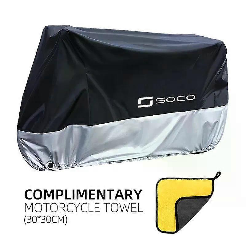 Capa de motocicleta à prova d'água à prova de poeira UV protetora externa Capa de chuva para Super Soco CPx CUmini CUx TC 50 TC Max Wanderer TCMax