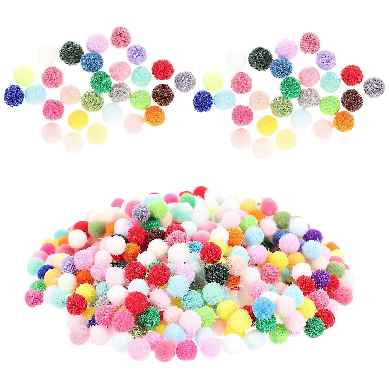 Costume Accessories Creative Manual Diy Hat Scarf Accessories Plush Ball Toy Assorted Color 0.3x0.3x0.3in 2000Pcs