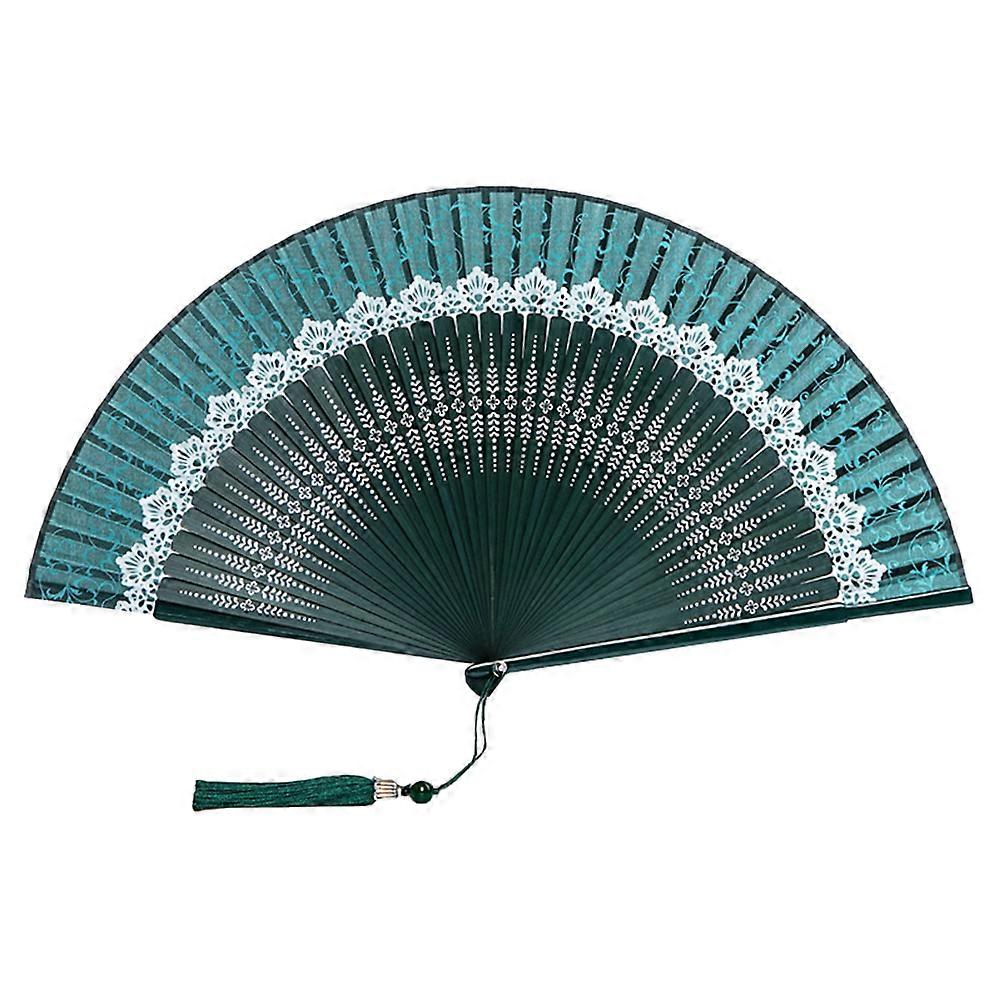 Folding Fan Hand Held Synthetic Material Retro Themed Party 44x22x0.5cm Costume Accessory 1Pcs