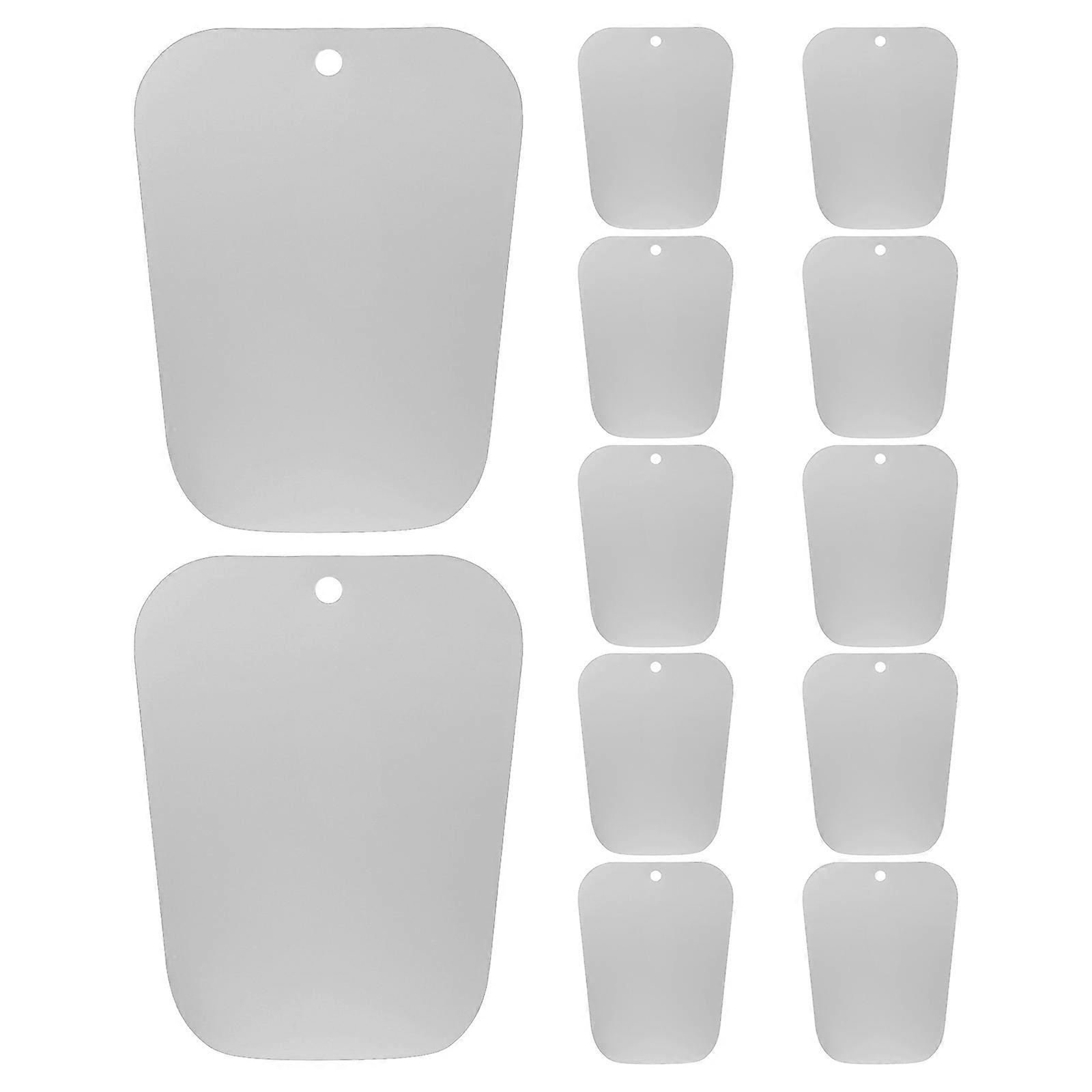 Cowboy Boot Shaper Foldable Design For Men And Women Prevent Sagging White Plastic 12Pcs