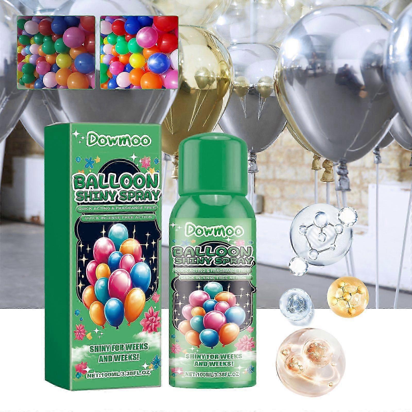Spray lucido per palloncini, spray lucidante per palloncini, spray altamente lucido per palloncini in lattice, rivitalizza e abbellisci i palloncini in lattice con una finitura altamente lucida.