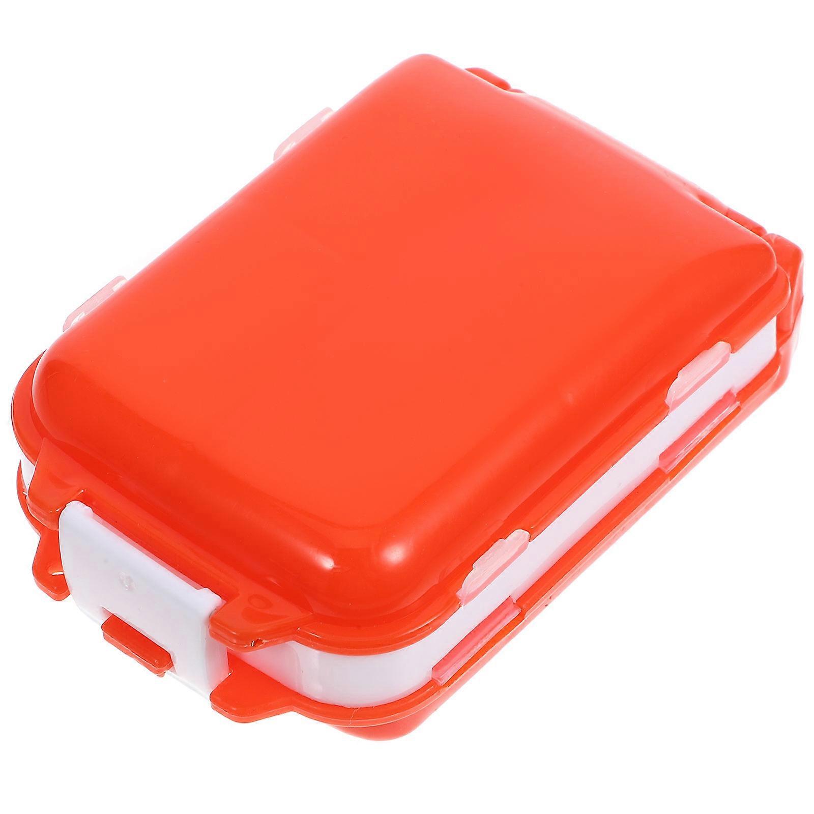 Small Pill Case Travel Medicine Storage Case Tight Seal Simple Design Safe and Convenient Use 1Set