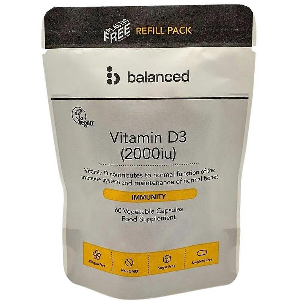 Balanced Vitamin D3 Capsules Refill Pouch 60
