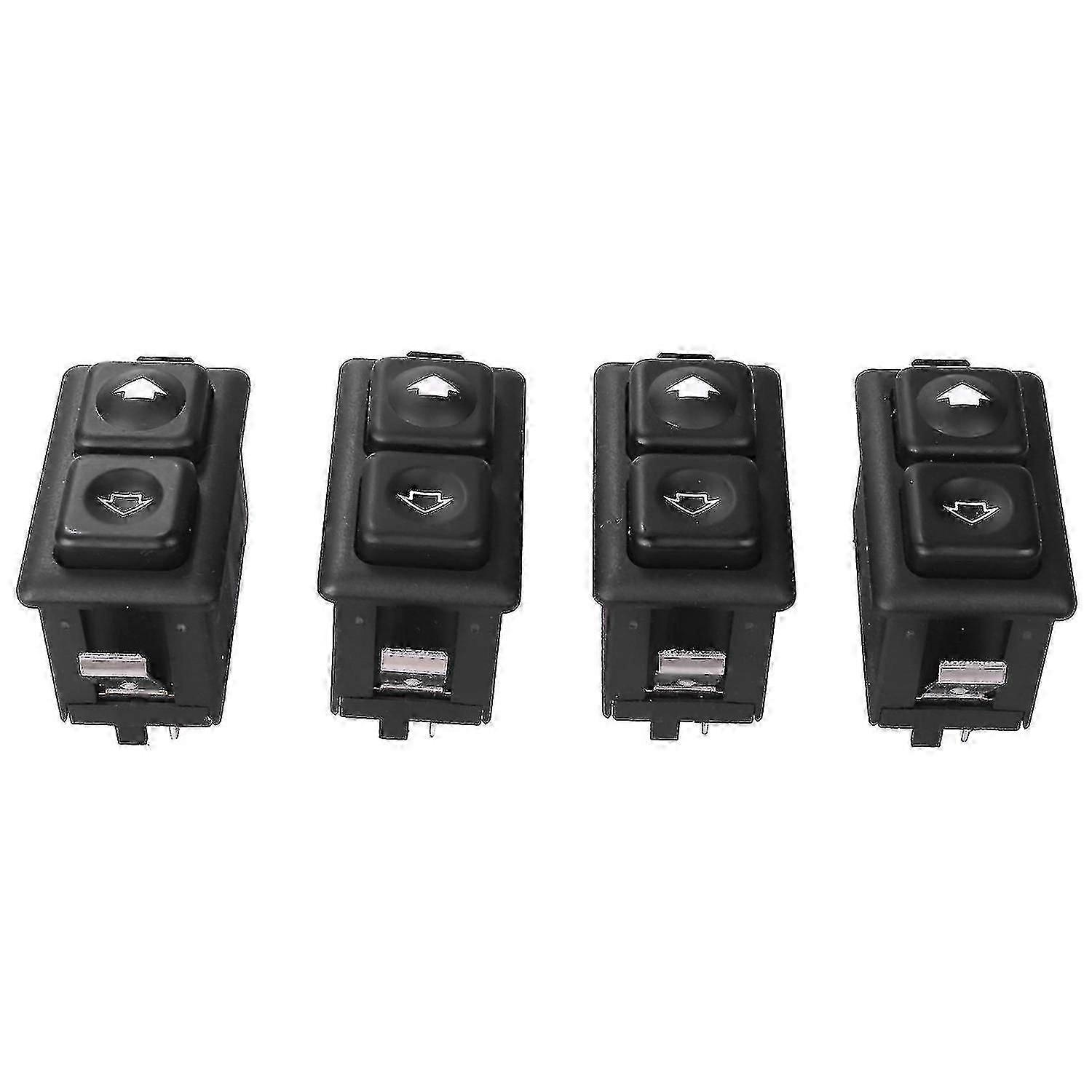 4pcs Power Window Switch Compatible Bmw E30 E24 E28 From 09/1986 61311381205 - XC