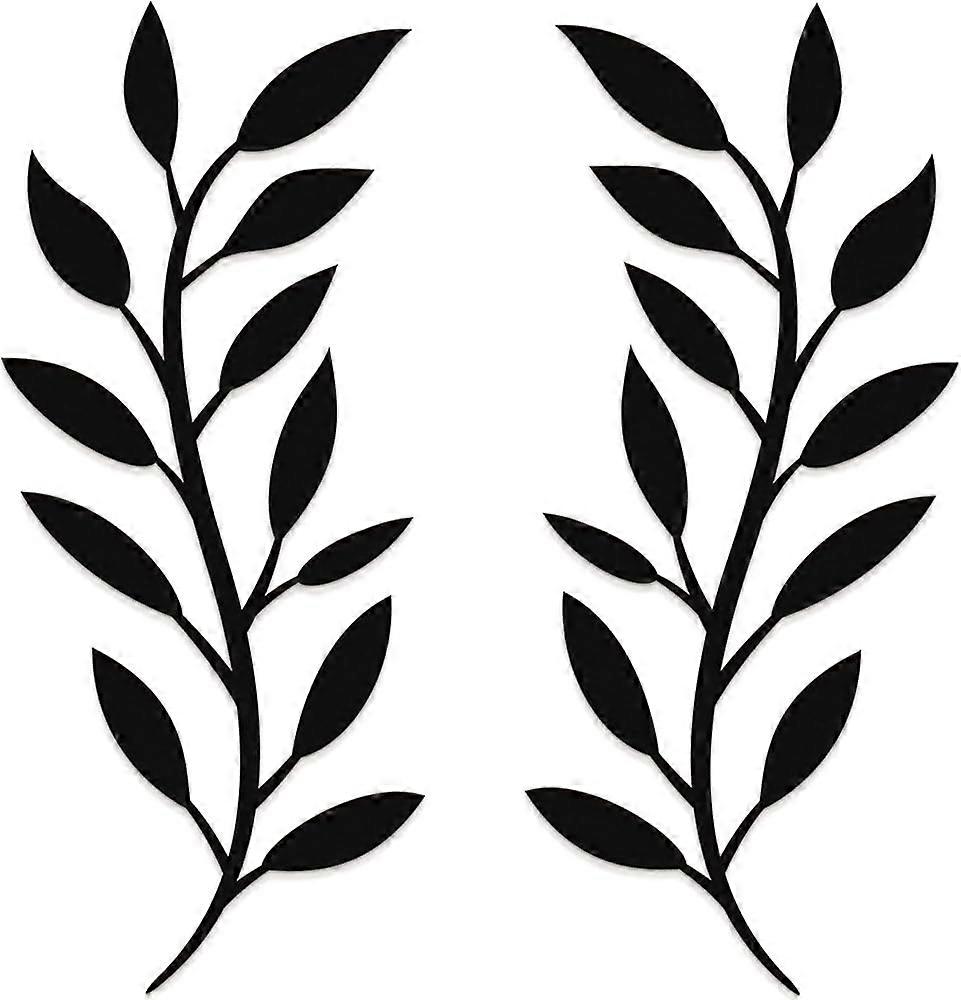 Scroll Olive Branch Leaf Metal Wall Decor Wrought
