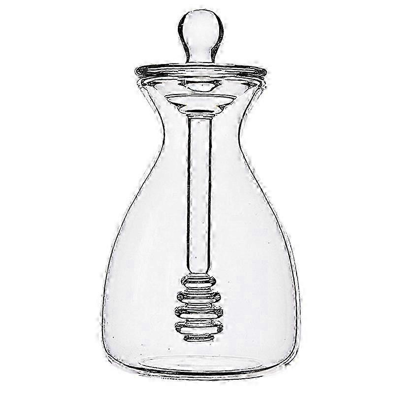 Handmade Honey Jar with Dipping Sauce, Glass Honey Dipping Sauce and Honey Jar JP