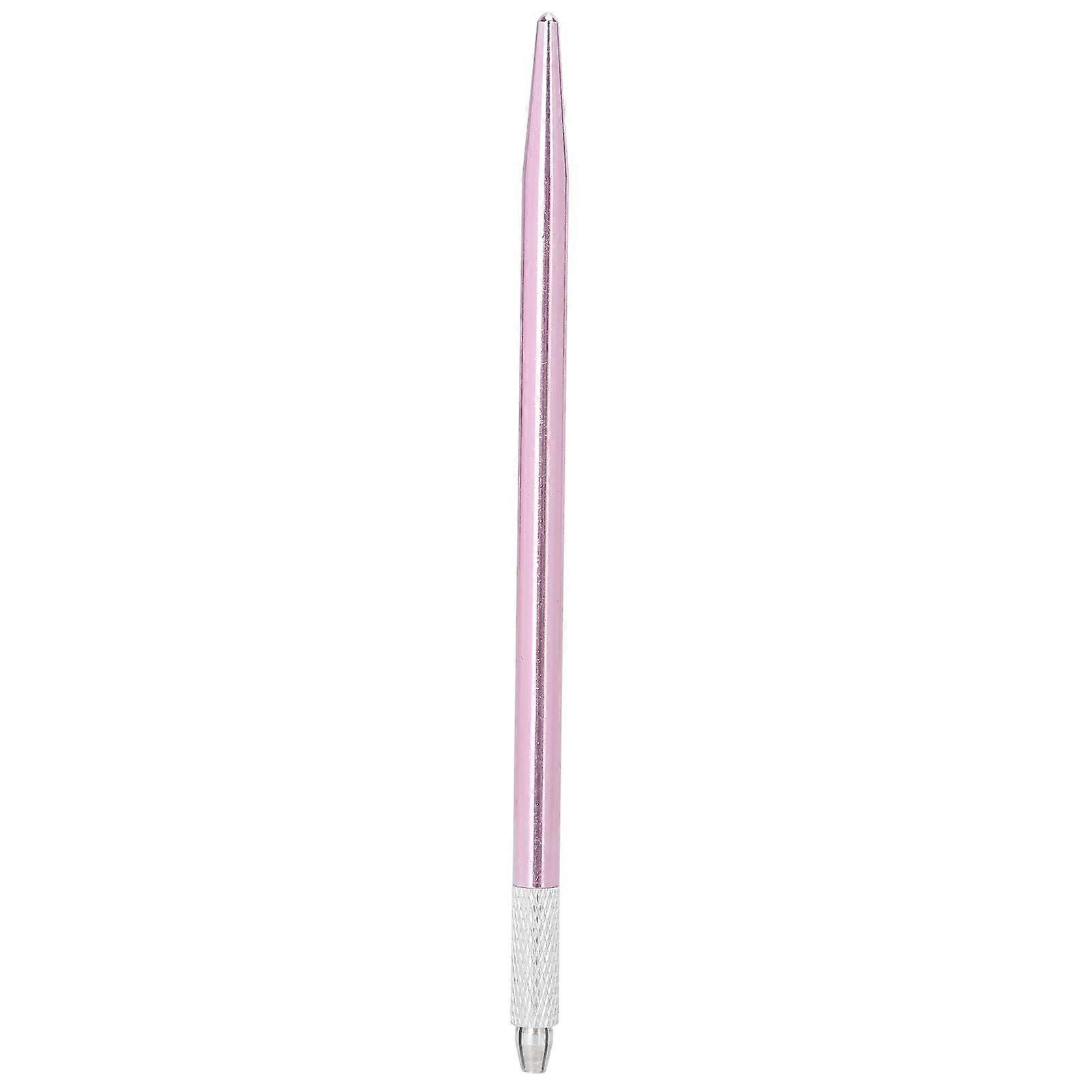 Manual Tattoo Pen SemiPermanent Microblading Pen for Eyebrow Eyeliner Lips Tattoo(Pink )YMMR)