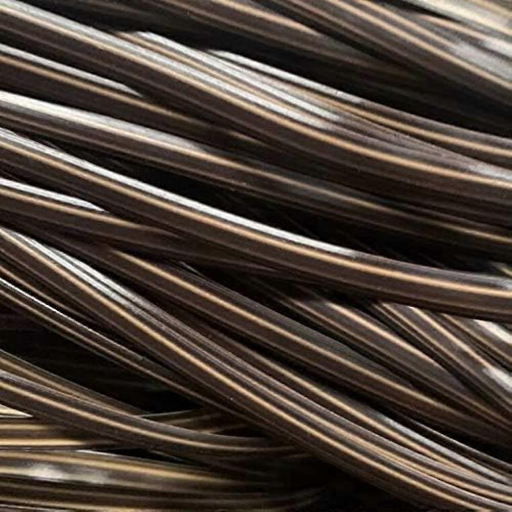 Synthetic Embossed Rattan Furniture Fastening Kit, Dark Brown Flat Plastic Woven – 220 Feet