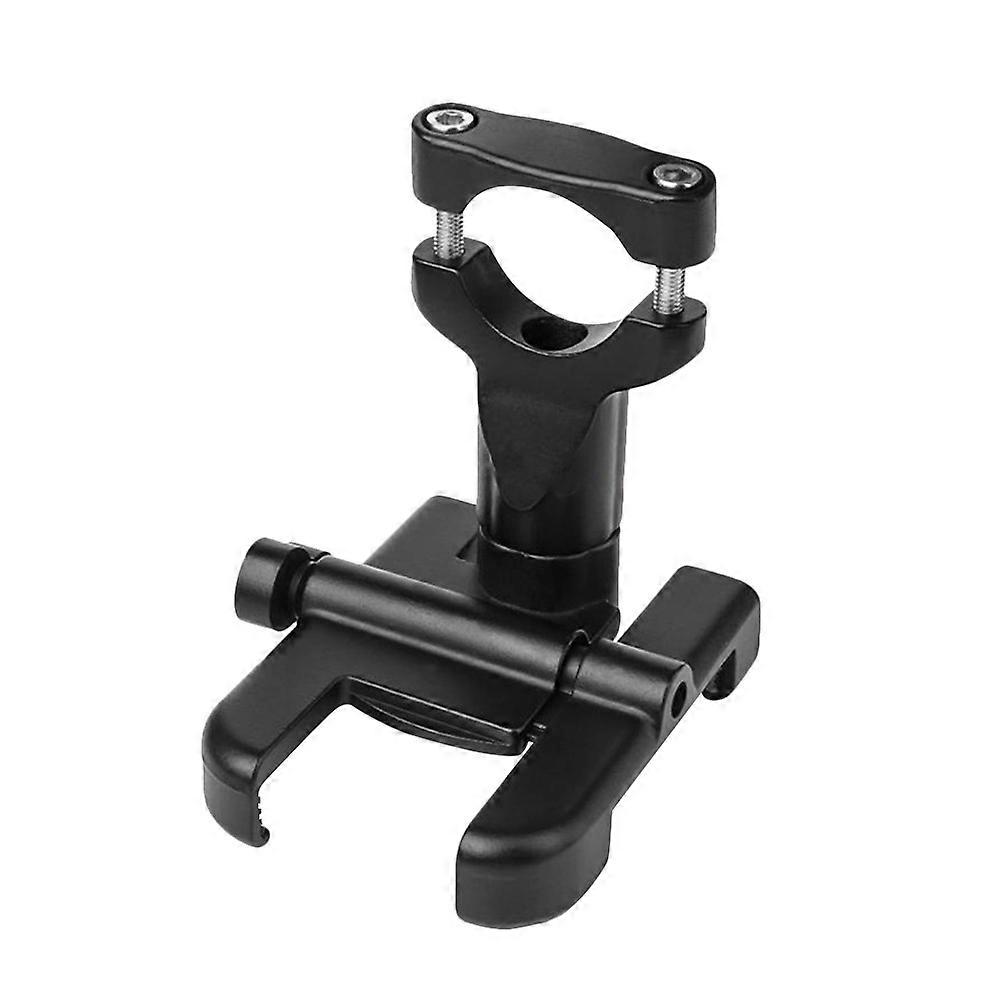 Bike Handlebar Phone Mount Made from Aluminium Alloy for Storage Use Black Wide Application 360