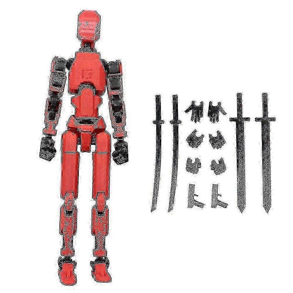 T13 Titan Robot Action Figure - 3D-printet sci-fi-samleobjekt for visning