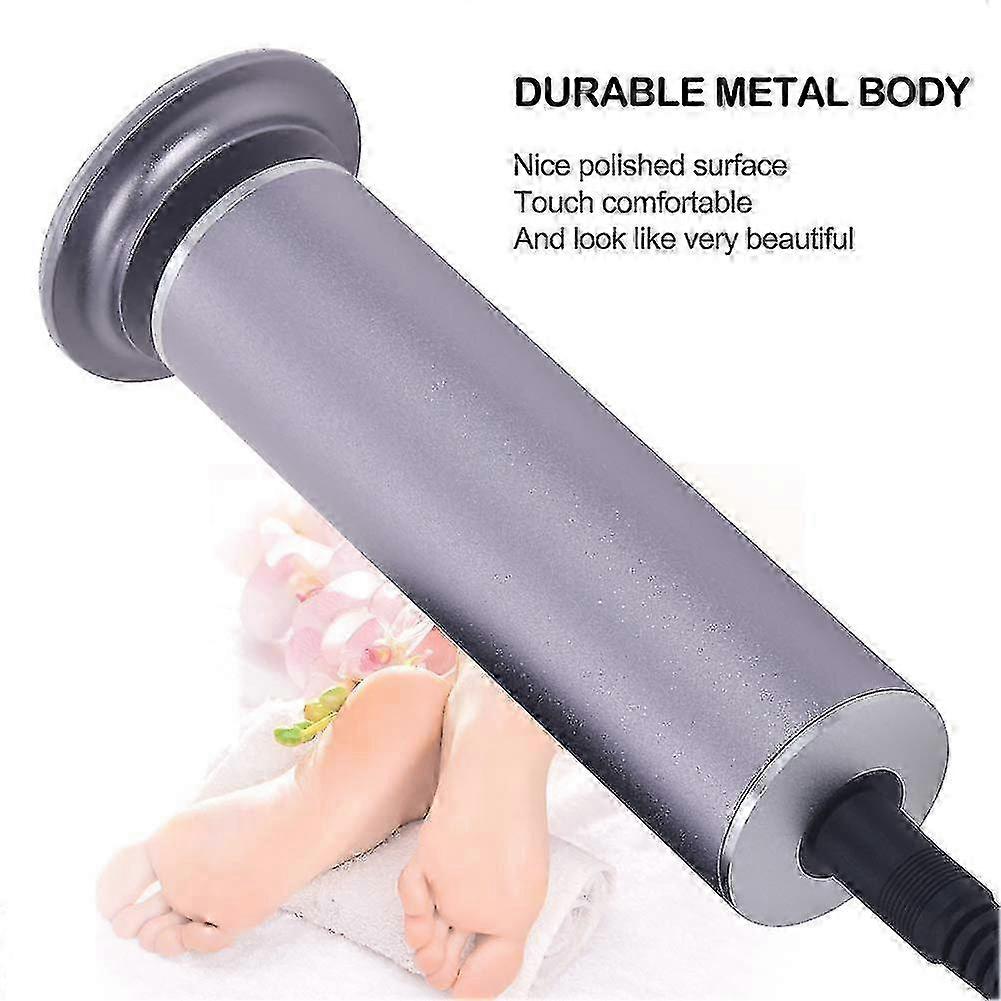 Electronic Foot File (adjustable Speed) With 60pcs Replacement Sandpaper Disk