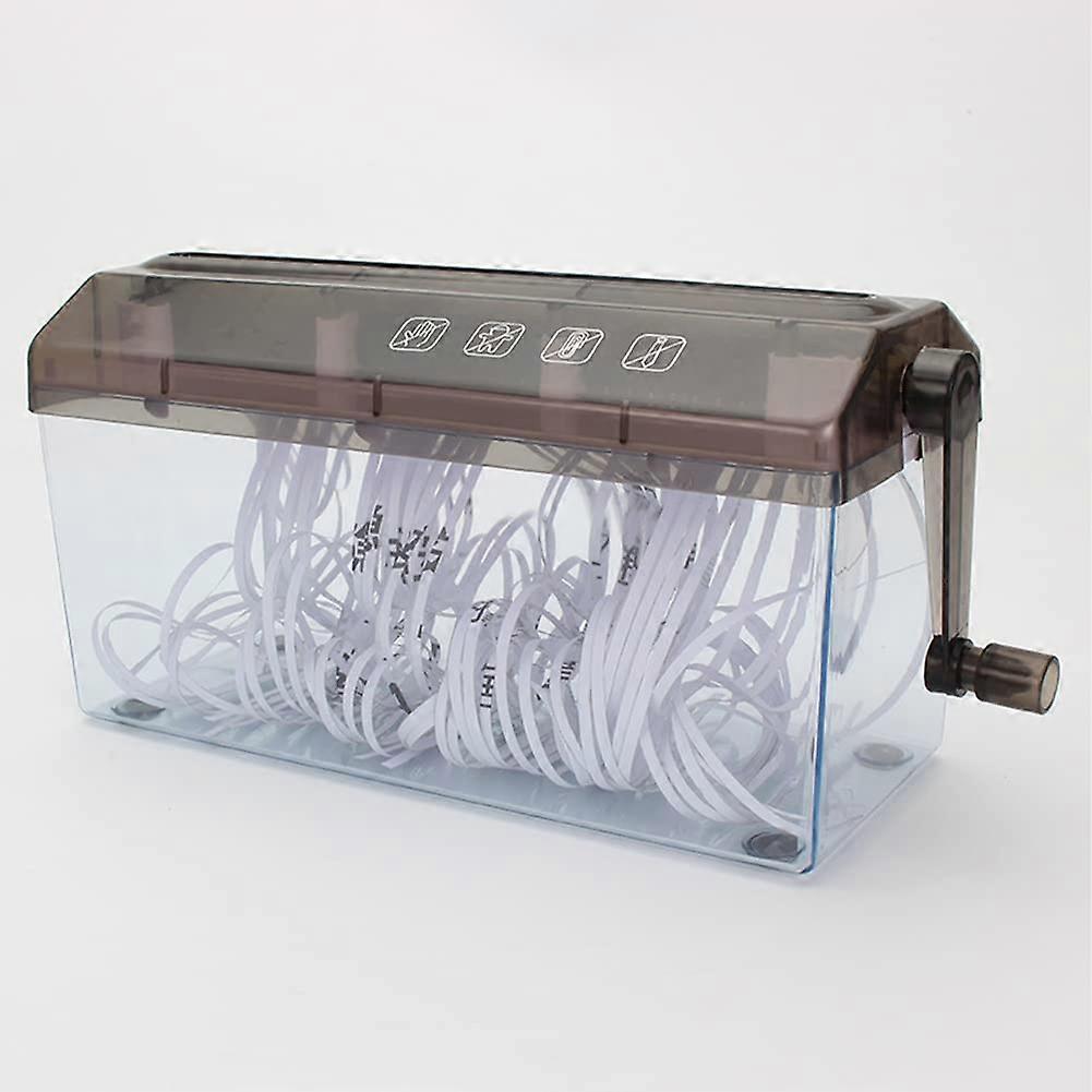 Mini Hand Shredder, Portable Paper Shredder, Manual Shredder for School Office