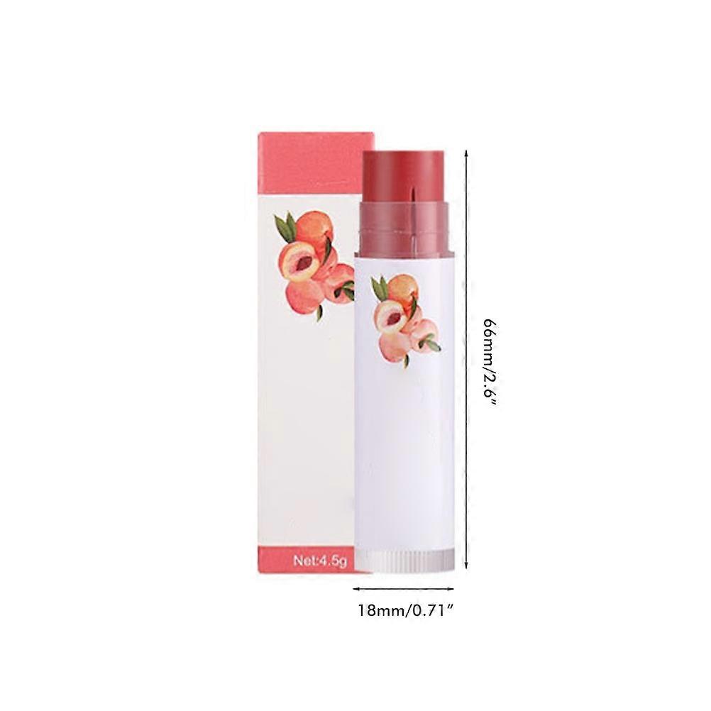 Color Changing Lip Balm Moisturizing and Waterproof Fruit Lipstick Lip Glaze Lip Gloss