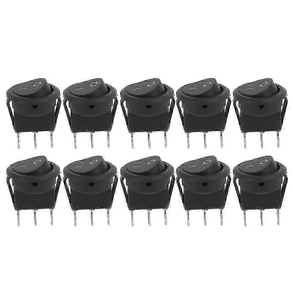 10st 23mm Mini Vippströmbrytare 3Pin 2Position Rund Båt Mini ONOFF Brytare
