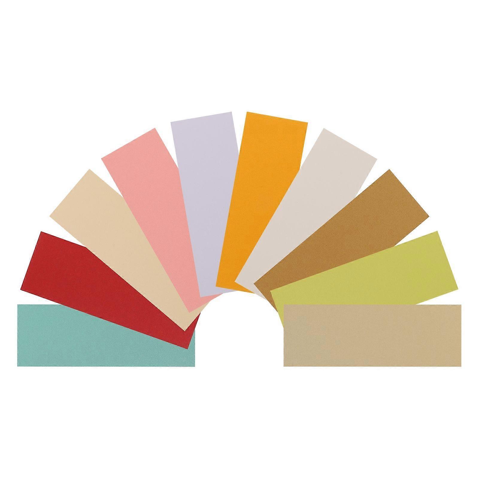 Colorful Pearlescent Paper for DIY Use with 50Pcs Practical Metallic Shimmer Sheets