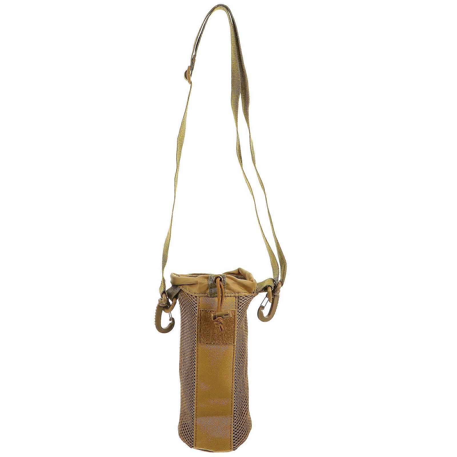 Water Bottle Pouch Carrier Bag with Adjustable Shoulder Strap