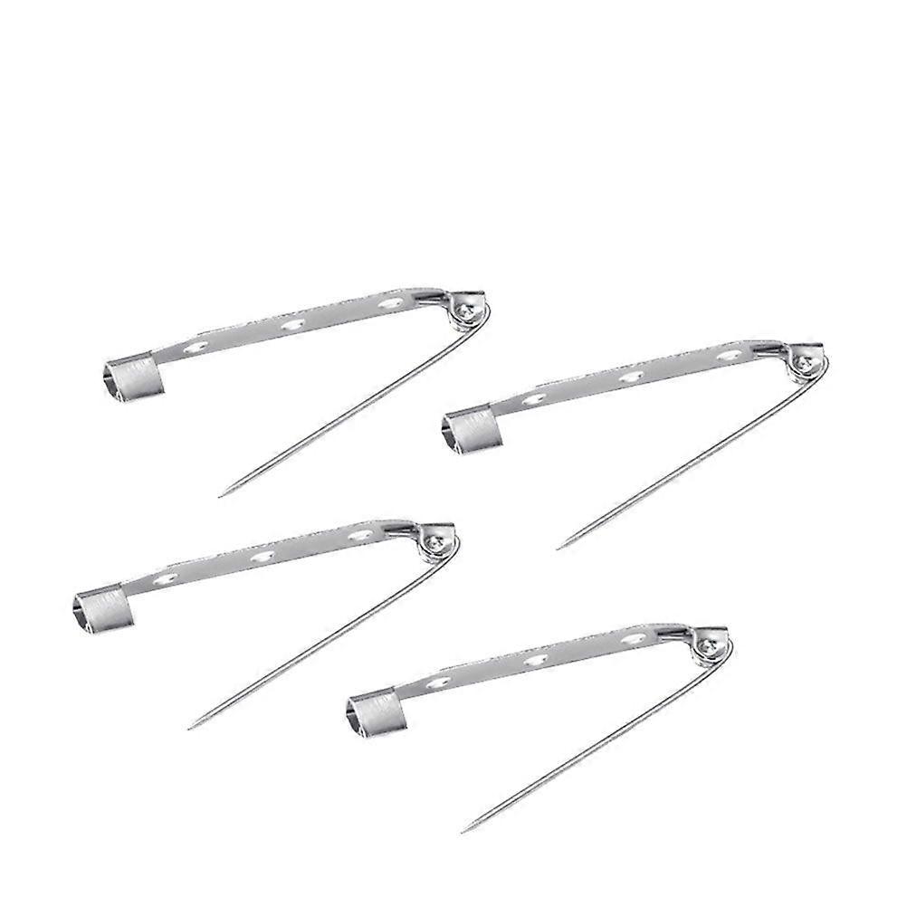 50 sztuk 3,5 cm srebrna broszka Pin Zapięcie z tyłu Broszka Bar Bezpieczeństwo dla biżuterii rzemieślniczej DIY Making