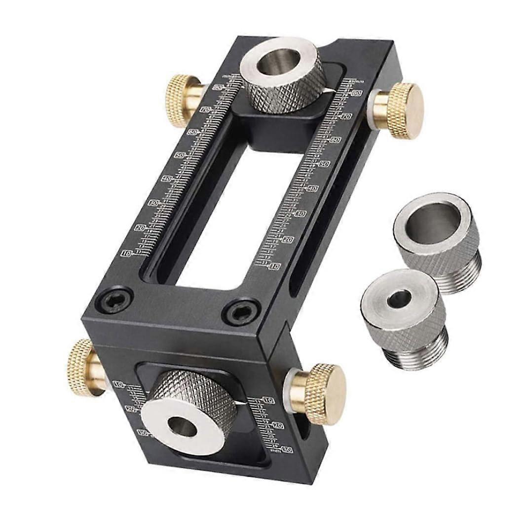 Drill Puncher Locator Woodworking Screw Dowel Drill Guide Kit for Bed Screw Punch Locator