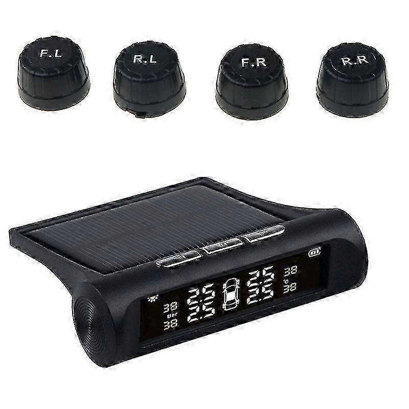 Solar Universal Wireless Tire Pressure Monitoring System (TPMS) - Zihaisheng Smart Tire Safety Solution for All Vehicles