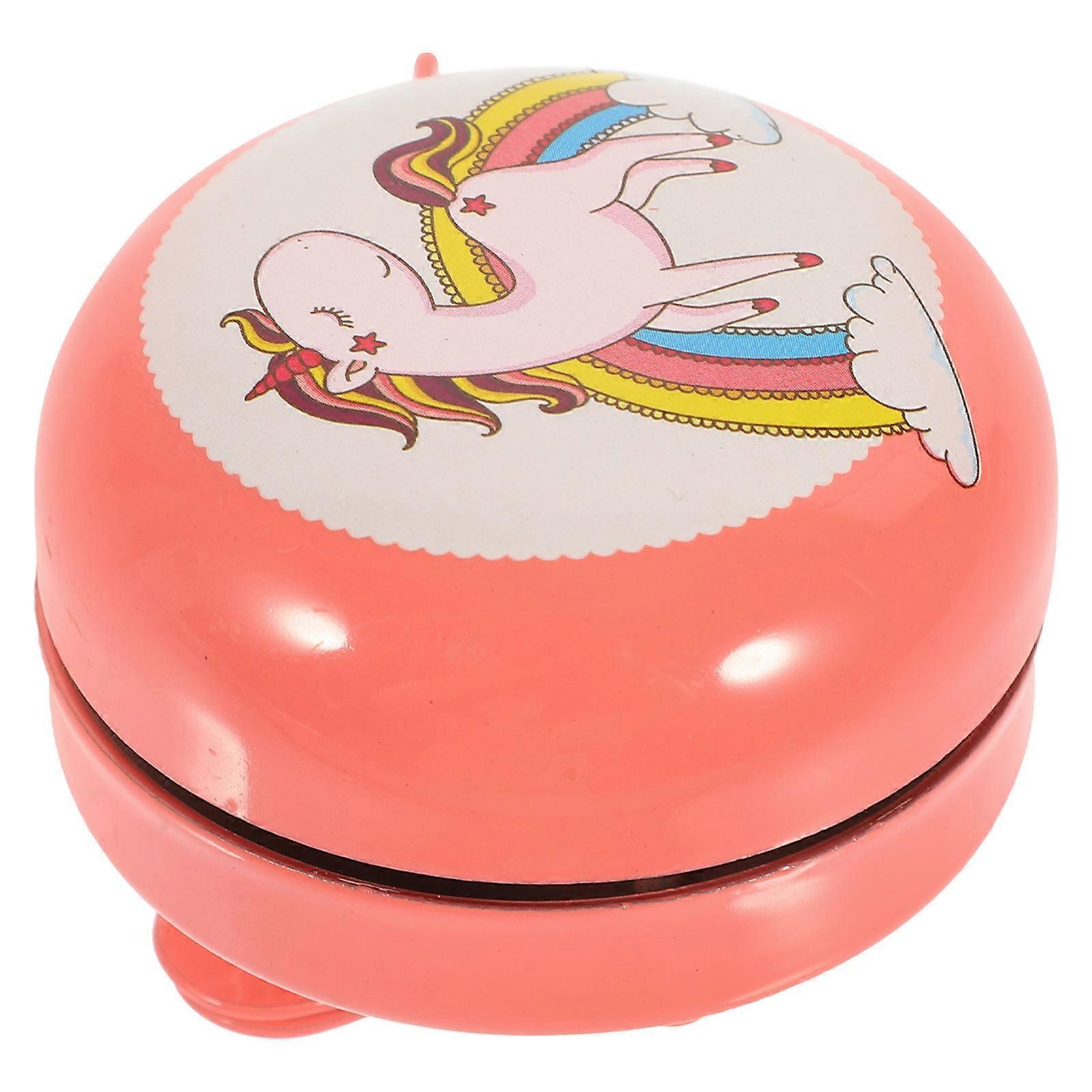 Scooter Bell Small Round Bike Bell with Adorable Kitten Print, Crisp Sound, for Tricycles and Scooters, Easy Install, Durable Weather Resistant Design