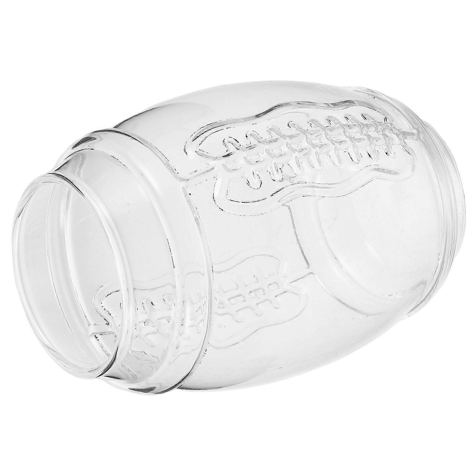 Football Shaped Shot Glasses Sports Themed Presentation Ideal For Outdoor Activities Transparent Glass Portable And Convenient 1Pcs