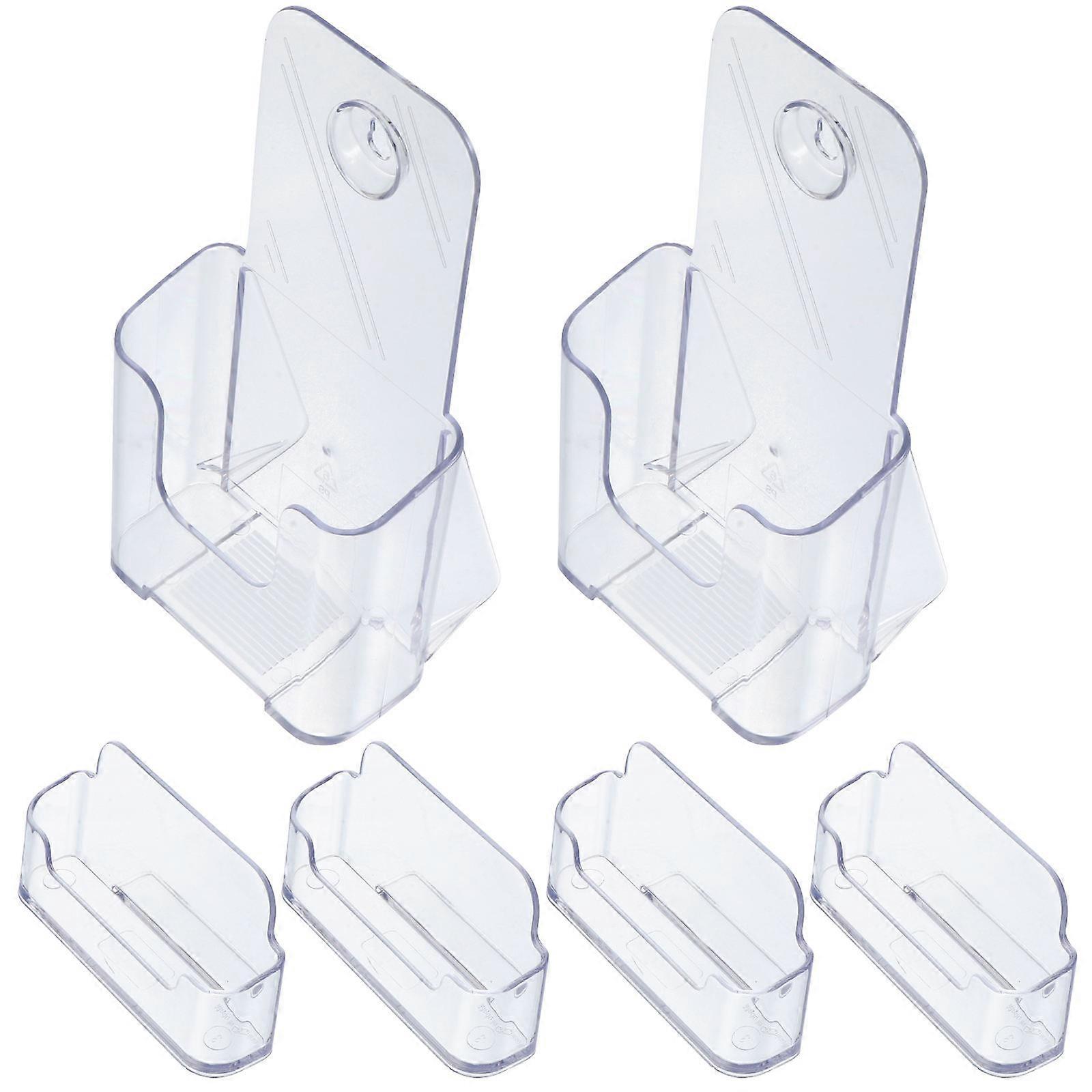 Acrylic Book Display Stand for Storage Use Transparent and 6pcs Portable Lightweight