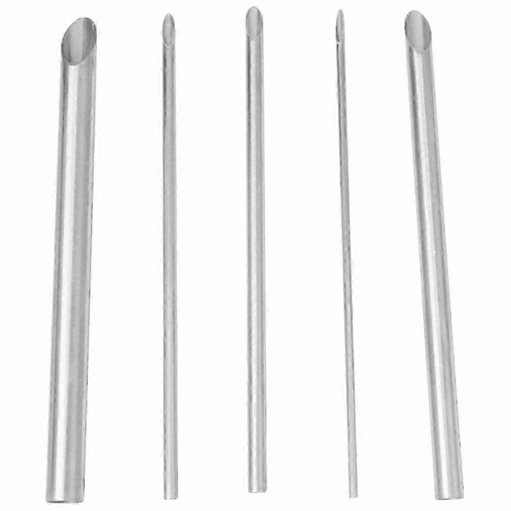 5 Pieces Circle Cutter for Pottery Clay Crafting Round Hole Cutting Tool for Sculpting and Ceramics Art Projects