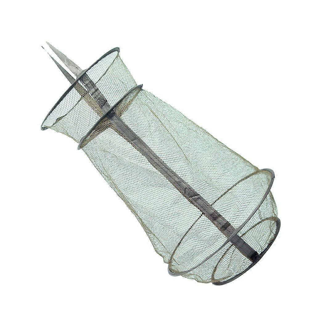 Shrimp Cast Net Portable Fishing Net With Corrosion-resistant Technology For Fishermen In Light Green 25x25x40cm 1Pcs