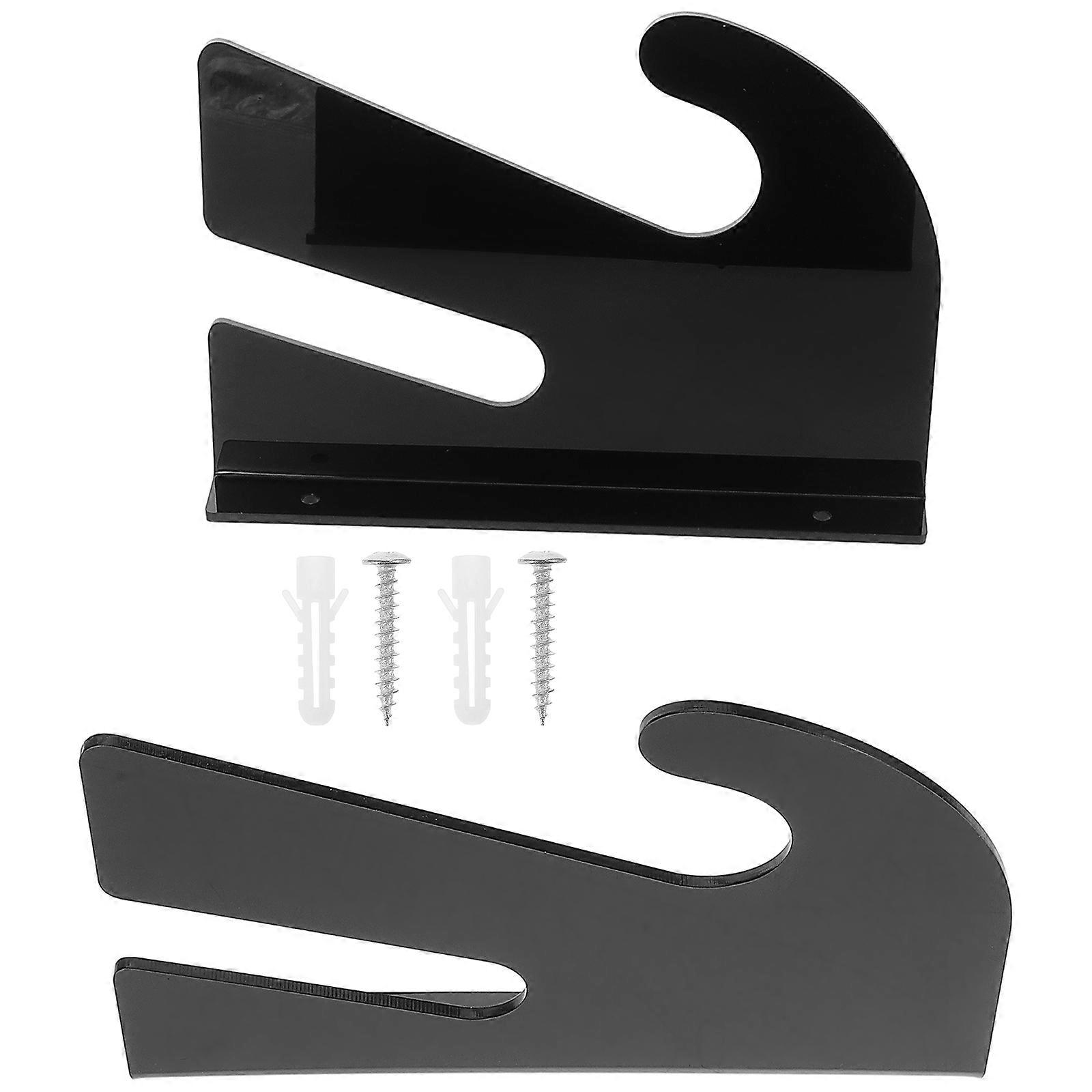 Hemoton Skateboard Display Stand 17.00X12.50X11.50CM Black Color