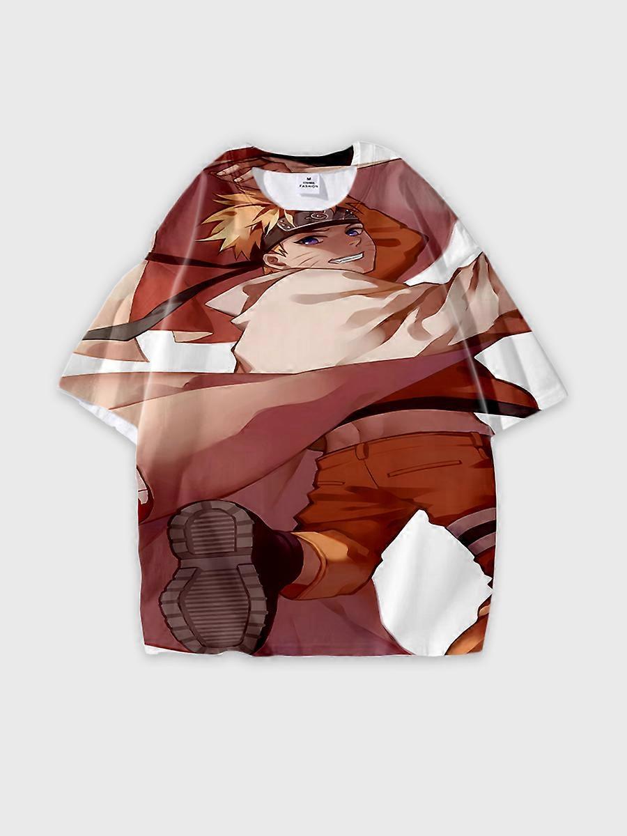 T-shirt round neck Role Pattern loose short sleeve C2203