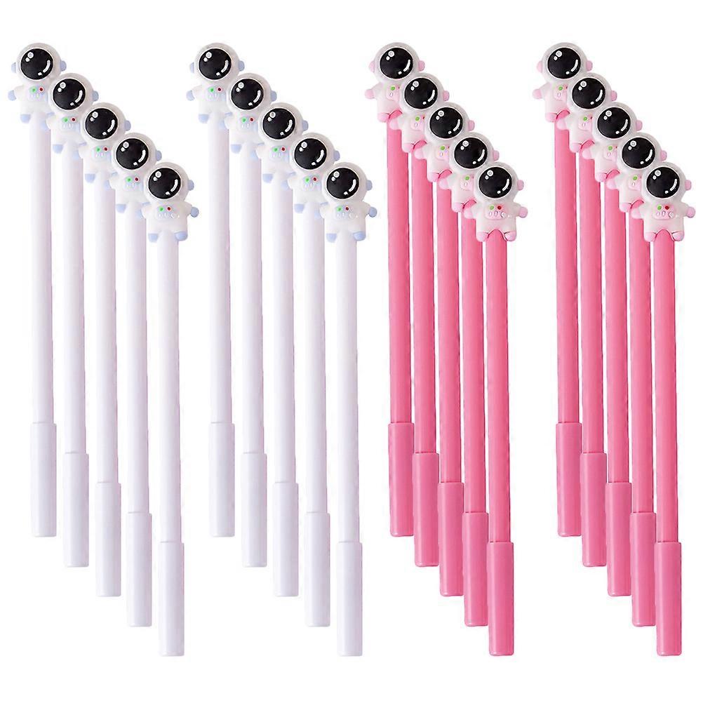 20pcs Astronaut Gel Ink Pens Bulk Lightweight Writing Utensils for Students Party Favors Birthday Gifts