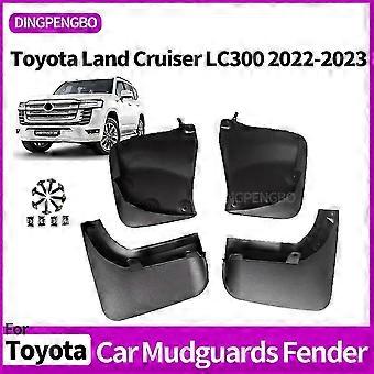 Excellent Mudflaps Mudguards Fit for Toyota Land Cruiser LC300 2022-2023 Mudguards Tire Fenders Mud Flaps Wheel Guards Accessories 4x Tyre