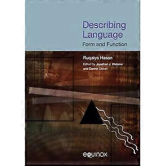 Descripción idioma: Forma y función (los trabajos recogidos de Ruqaiya Hasan)