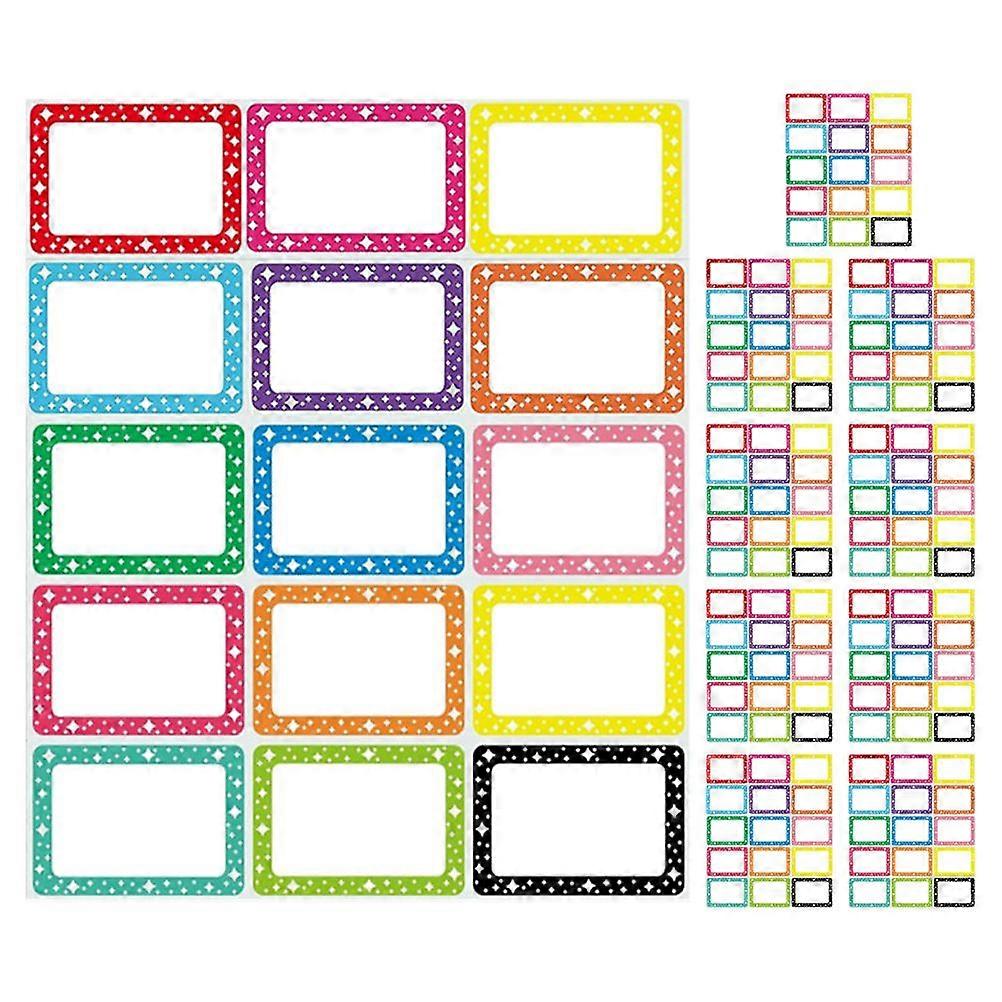 10 Sheets   Blank Writable Sticker Sticky Classification Labels Items Tabs Name Tag Stickers  Blank Name Stickers Classification Marking Tapes Adhesiv