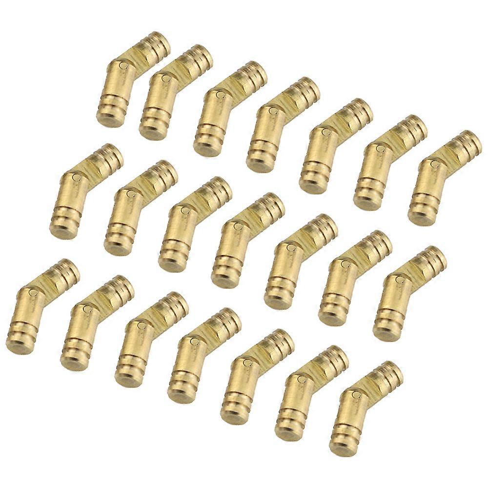 Cabinet Hardware Hinges Cylindrical Spring Hinges for Installation on Cases and Boxes 4x20mm Copper Smooth Closing Action 50Pack