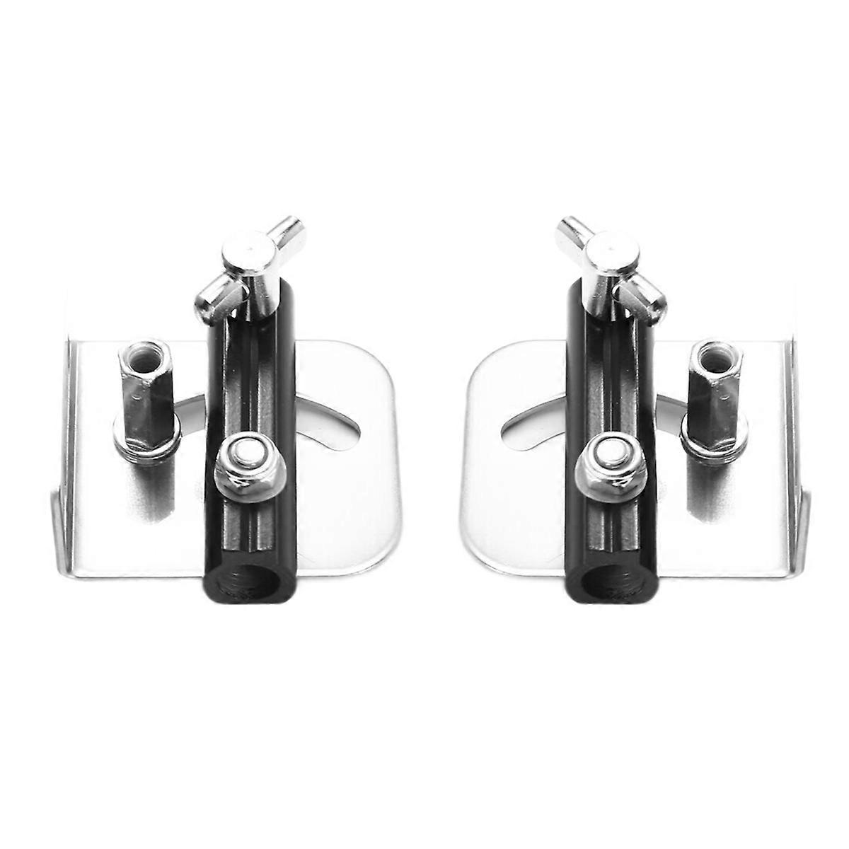 2Pcs Drum Strap Rack Metal Mounting Rack with Screws Drum Strap Adapter Repair Replacement Accessor