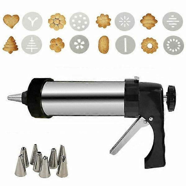 Stainless Steel Biscuit Gun Cookie Icing Cake Machine, Baking Tool