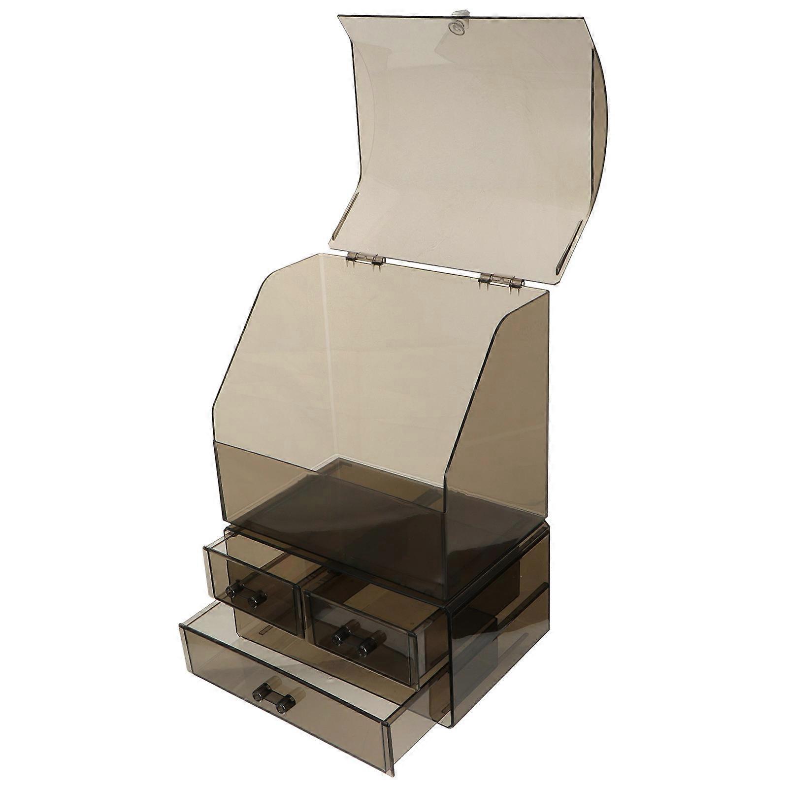 Cosmetic Organizer Box, Creative Acrylic Storage Case for Daily Use